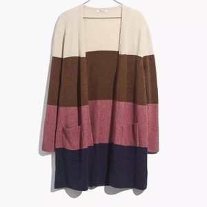 MADEWELL Kent Colorblock Cardigan